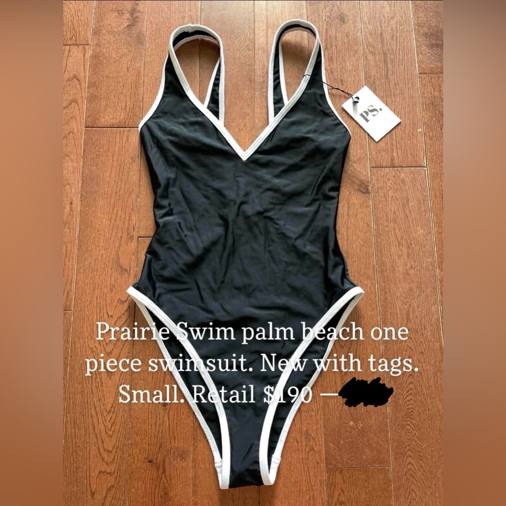 Prairie Swim palm beach one piece swimsuit NWT SMALL